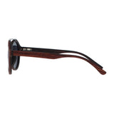5one® Palermo Rosewood Houten Dames Zonnebril met grijze lens