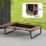 Opvouwbaar Verhoogd Hondenbed - Outdoor Hondenligbed 75 x 51 x 18 cm