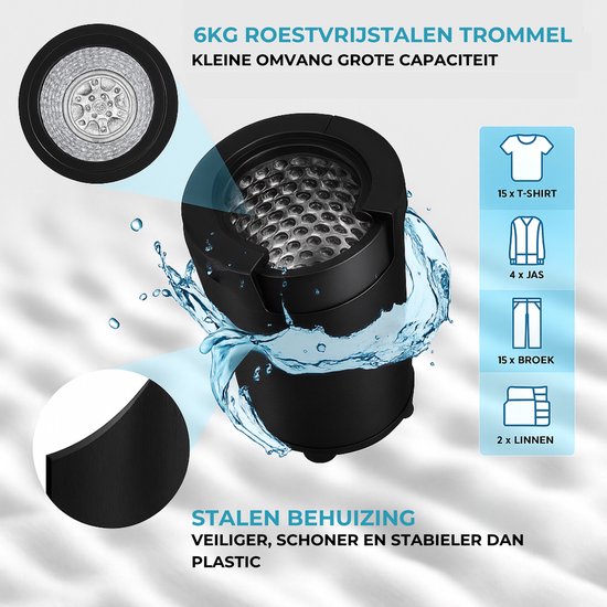 Lodgy® - Centrifuge - Droogzwierder - Centrifuge voor Wasgoed - Mini Wasdroger - AAA+