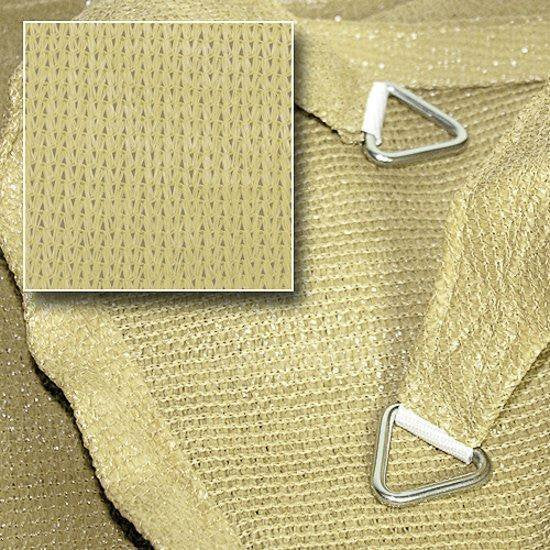 HanSe® Schaduwdoek Rechthoek Waterdoorlatend 3x5 m Zonnedoek