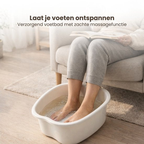 Voetbad Massage - Voetenbad - Voet Spa - Voetverzorging Bad - Ontspannend Voetenbad - 37 33 15