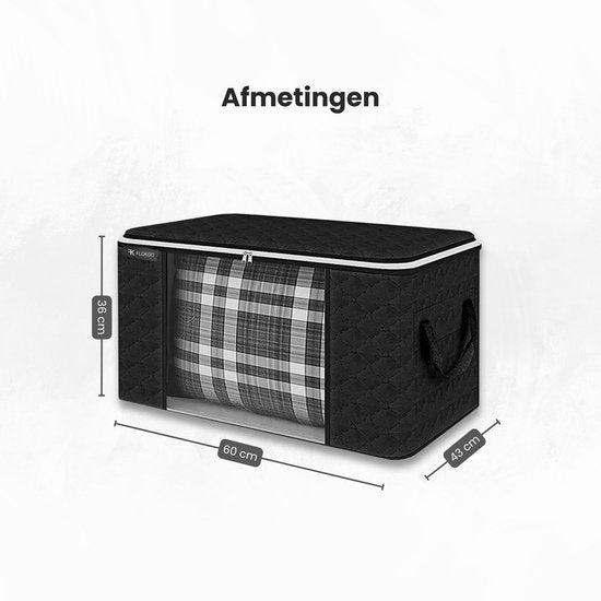 Opbergtas Kleding - 4 Stuks - Organizer voor Dekbed - Opbergzak - Opbergers voor Seizoenskleding