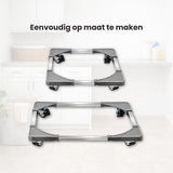 Transport Roller Verstelbaar - 300 KG - Verplaatser - Wasmachine Verhoger - Vaatwasser, Koelkast, Vriezer en Droger - Meubelroller - Transporthulp