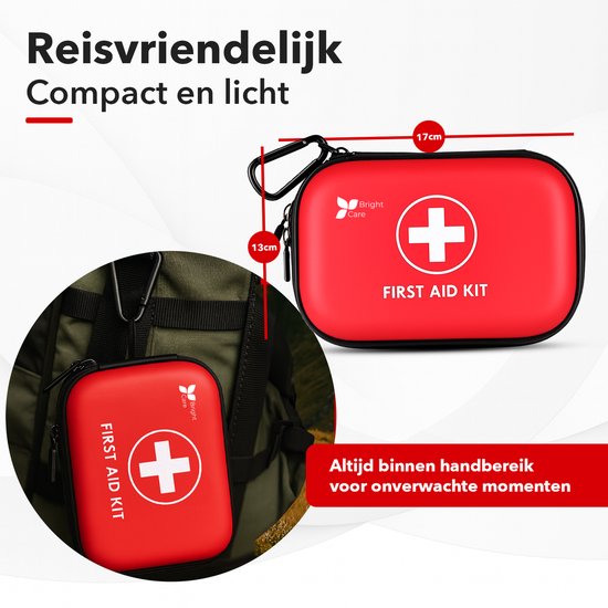 104-Delige EHBO Kit - Noodpakket - EHBO voor Auto, Thuis, en - Kit met en - en