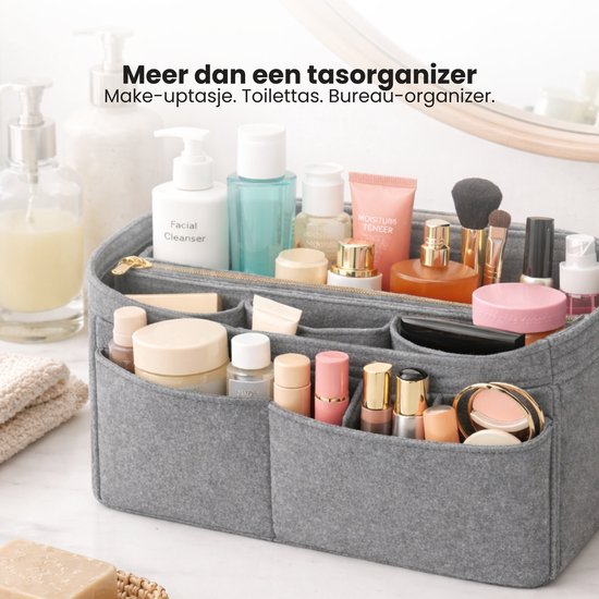 Handtas organizer - Bag in Bag - 11 ruime vakken - 17 9 Tasorganizer