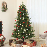 Homcom Kerstboom - natuurgetrouw - breed Ø105 x 180 cm - Groen