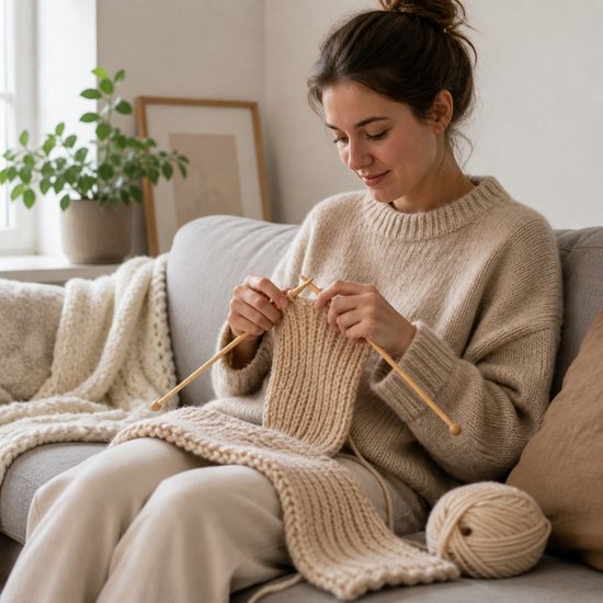Breinaalden Set Bamboe 36 Stuks - 18 Verschillende Maten - 35 cm Lang - 2 tot 10 mm Dikte - Ergonomische Breinaald - Kwalitatief Hoogwaardig Bamboe