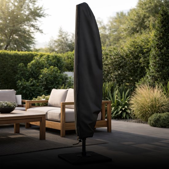 Parasolhoes - Zwart - Waterbestendige hoes voor Zweefparasol