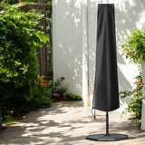 Parasolhoes voor Zweefparasol - 190 cm - Zwart - Waterbestendige hoes voor Parasol - Parasolhoes Staande Parasol met Rits