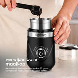 Safecourt Kitchen Elektrische Koffiemolen pro - Hoogwaardige Elektrische Koffiemolen - Zwart