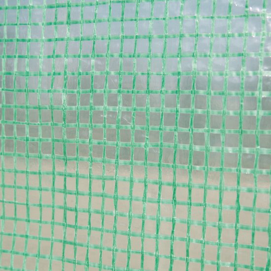 4goodz Foliekas 3x2x2 m tunnel inloopkas kweektent 6 ramen - Groen