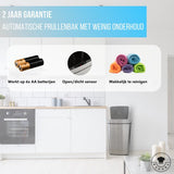 4cookz® Sensorprullenbak 60 liter - RVS Prullenbak