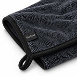 Microvezel Droogdoek Auto 60 x 40 cm - Autodroogdoek - Poetsdoek voor Auto, Lak & Glas - Zwart