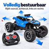 DMG Supply RC Auto - Bestuurbare Auto - Raceauto - Blauw - Binnen en Buiten - 15 km-u - Vanaf 7 Jaar