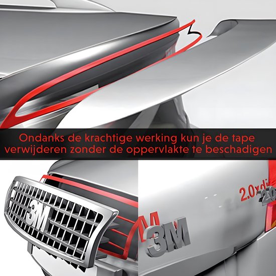 24ME® Dubbelzijdig Montage Tape Etui - 1mm - Transparant - Nano tape - Acrylic VHB