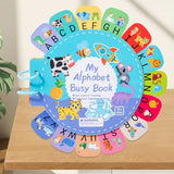 DMG Supply Alfabet Speelboek - Engelstalig Busy Book - Montessori Speelgoed - Educatief Speelgoed - Letters en Dieren
