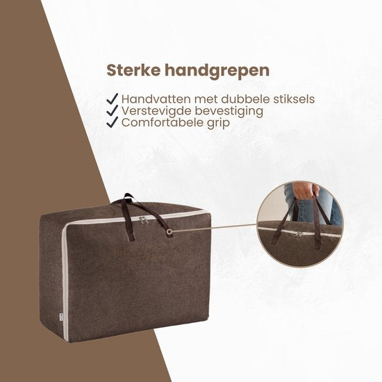 Opbergzak XXL Dekbed - 70 50 30 - Opbergtas voor Dekbed en Kleding - Kledingzak XXL