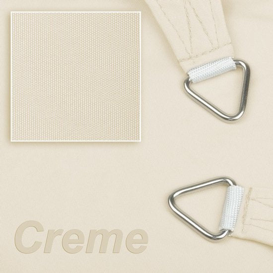 HanSe® Schaduwdoek Driehoek Gelijkbenig Waterafstotend 3,5x3,5x4,95 m