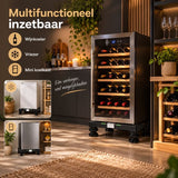 Wasmachine Verhoger Verstelbaar – Wasmachine Onderstel 40-65 cm – Hoogte 10-13 cm – Draagkracht 200 kg – Met Waterpas & Antislip – Voor Wasmachine, Droger en Koelkast