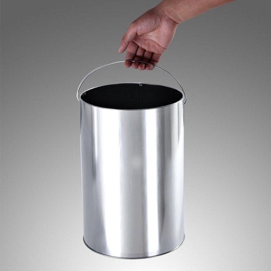 Staande Asbak met RVS Afvalbak - Asbak Voor Buiten - Vloerasbak - Buitenasbak Groot - Rookpaal - Asbakken - 25x25x60