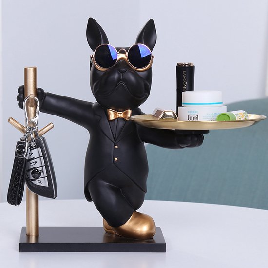 Franse Bulldog Beeld - Beeld - Sieraden - Zwart Goud