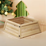 Houten Kerstboomrok 65 x 65 cm van vurenhout - Bruin