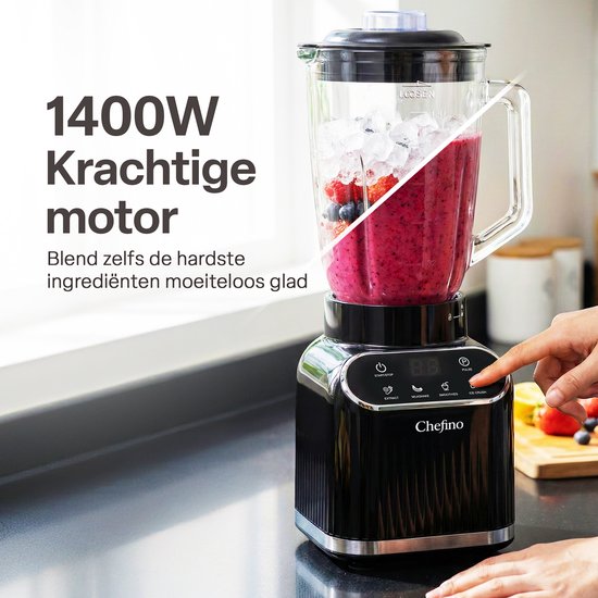 Chefino Blender Beker 700 ml - met - Smoothie Beker - voor Chefino Blender
