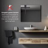 AKSA Home® Douchewisser met Ophanghaak - Trekker Douche - Raamwisser - Zwart