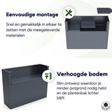4gardenz® Plantenbak Metaal voor Buiten met Verhoogde Bodem