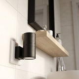 Fidali stekkerlamp - nachtlamp met dag-nachtsensor - dimbaar - zwart - 2 stuks
