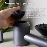 NOVIFY® Fohn - Fohnborstel - Haardroger met 5 opzetstukken - Fohn met Diffuser - 1600W - V2