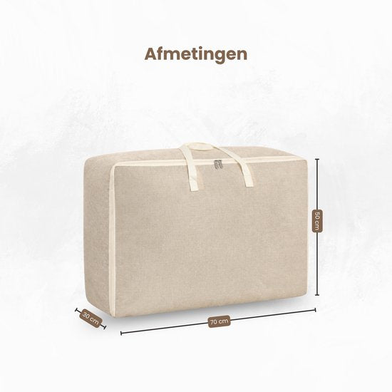 Opbergzak XXL Dekbed - 70 50 30 - Opbergtas voor Dekbed en Kleding - Kledingzak XXL