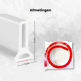 Waterkering - Siliconen - 1 Meter - Zelfklevende Kitrand - Waterdrempel - Douche dorpel