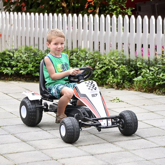 4goodz Skelter met Remmen - Racing design Rood/Wit