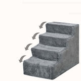4goodz Huisdiertrede 4-traps Hondentrap - Afneembare Bekleding