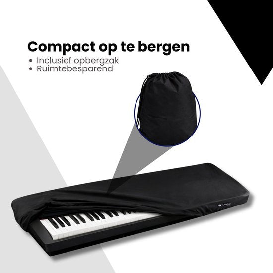 Keyboard Beschermhoes - Keyboard met 88 toetsen tot 130 cm Breed - Universeel - Pianobeschermer - Keyboardhoes - Keyboardbeschermer