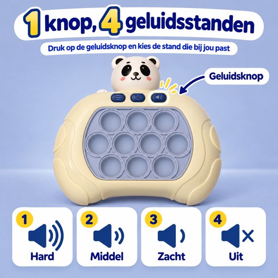DMG Supply Pop It Game - Pop It - Pop Or Flop - Fidget Toy - Educatief Speelgoed