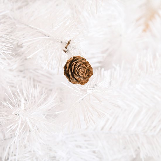 Witte Kunstkerstboom Kant-en-Klaar met decoratie - Wit