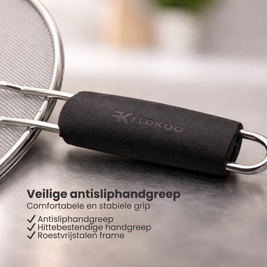 Anti Spatdeksel - Diameter - Vaatwasserbestendig - Past op de meeste pannen
