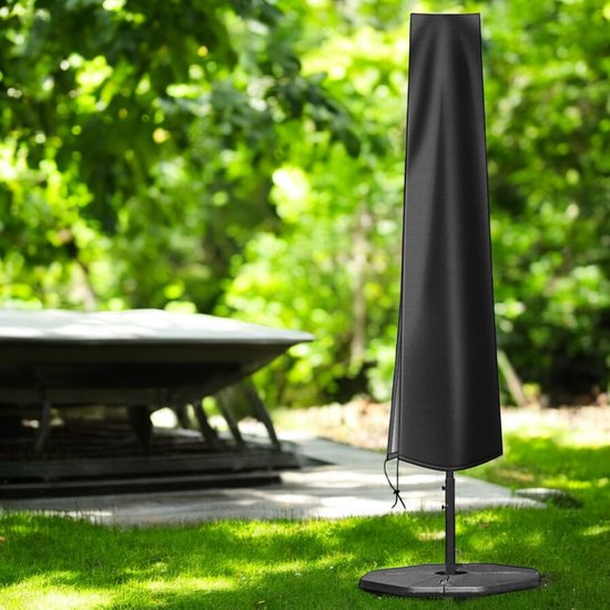 Hoes voor Zweefparasol - 190 x 56 cm - Parasolhoes met Rits - Voor Zweefparasol en Staande Parasol - Waterafstotend - Parasolhoes Staande Parasol
