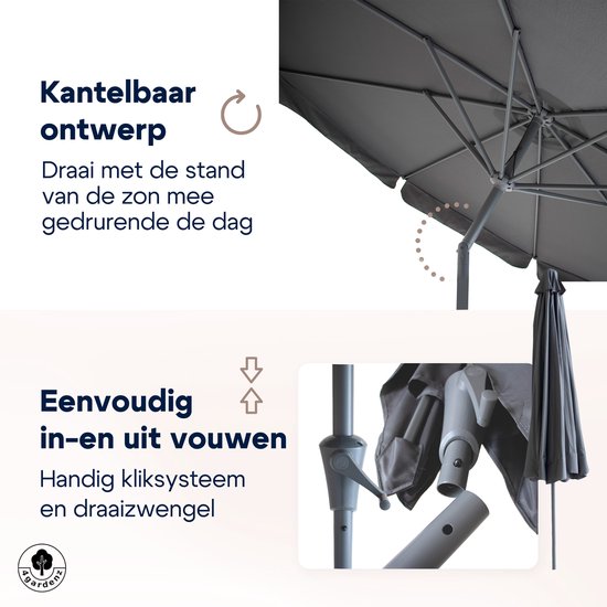 4gardenz® Parasol Kantelbaar