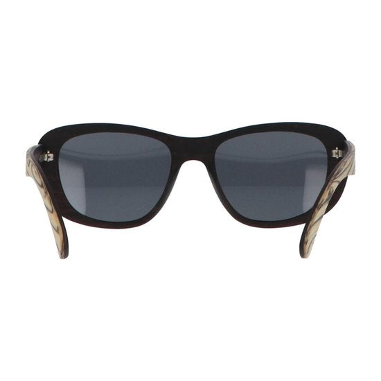 5one® Siena - houten dames zonnebril met grijze lens