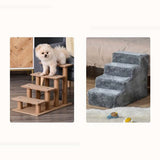 4goodz Huisdiertrede 4-traps Hondentrap - Afneembare Bekleding