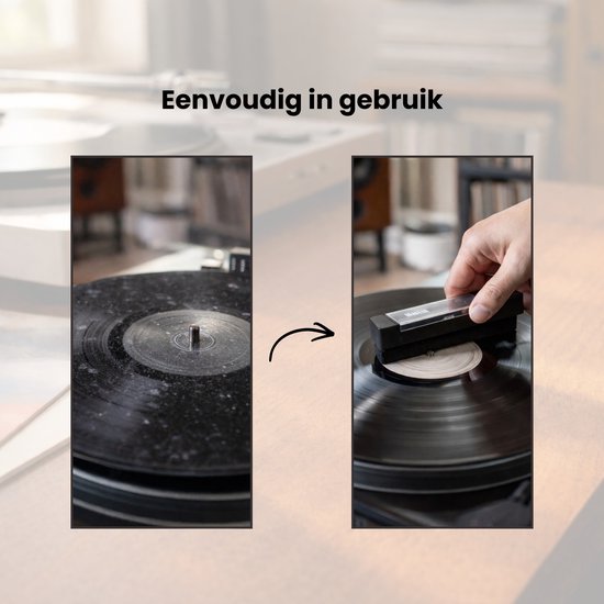LP schoonmaakset - Complete Set - Platenborstel - Vinyl reiniger - Naaldborstel - Platenreiniger - LP Borstel - Vinyl Borstel - LP Reinigingsset