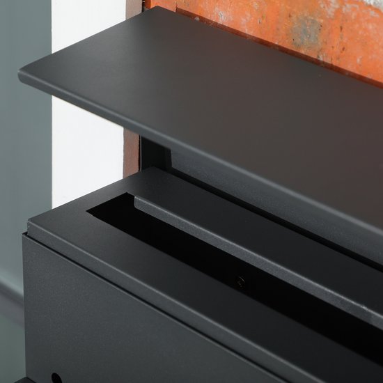 4goodz Wandbrievenbus met Slot - Antraciet