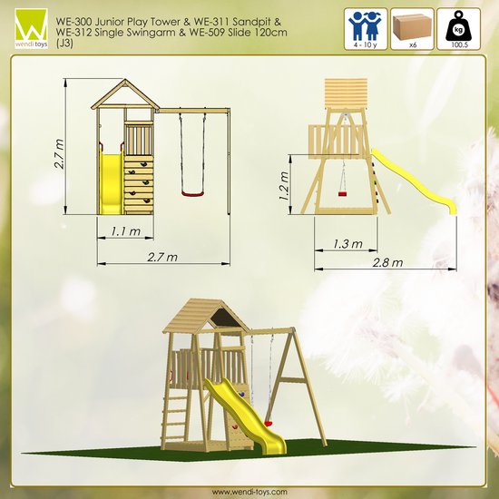 Wendi Toys - Speeltoren - WTJ3