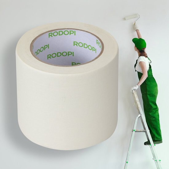 Rodopi® Schilders Tape / Afplaktape Wit - 1 rol