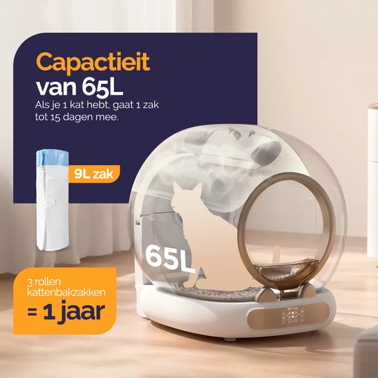 Kattenbak - App - 65L