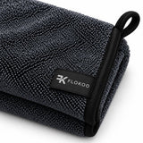 Microvezel Droogdoeken 60 x 40 cm – 3 Stuks – Autodroogdoek – Absorberende Microvezeldoek voor Auto, Lak, Glas & Ramen – Zwart