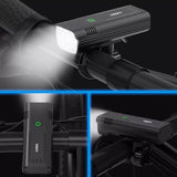 Vesfy Fietslampjes Set - Voorlicht & Achterlicht - USB Oplaadbaar - 1000 Lumen - Waterdicht IPX5 - Fietsverlichting voor Stadsfiets, MTB & Racefiets